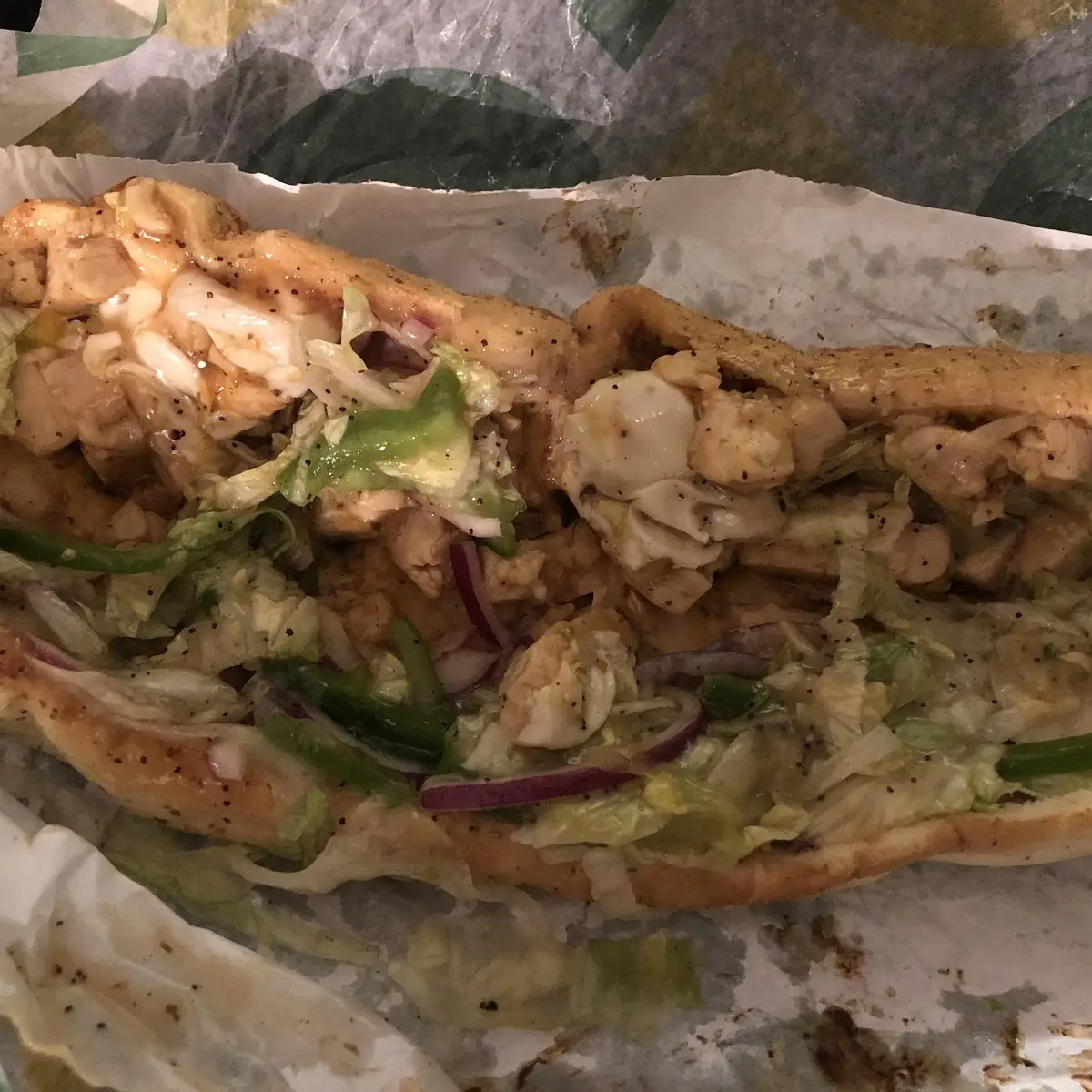 Sloppy Chicken Teriyaki Sub