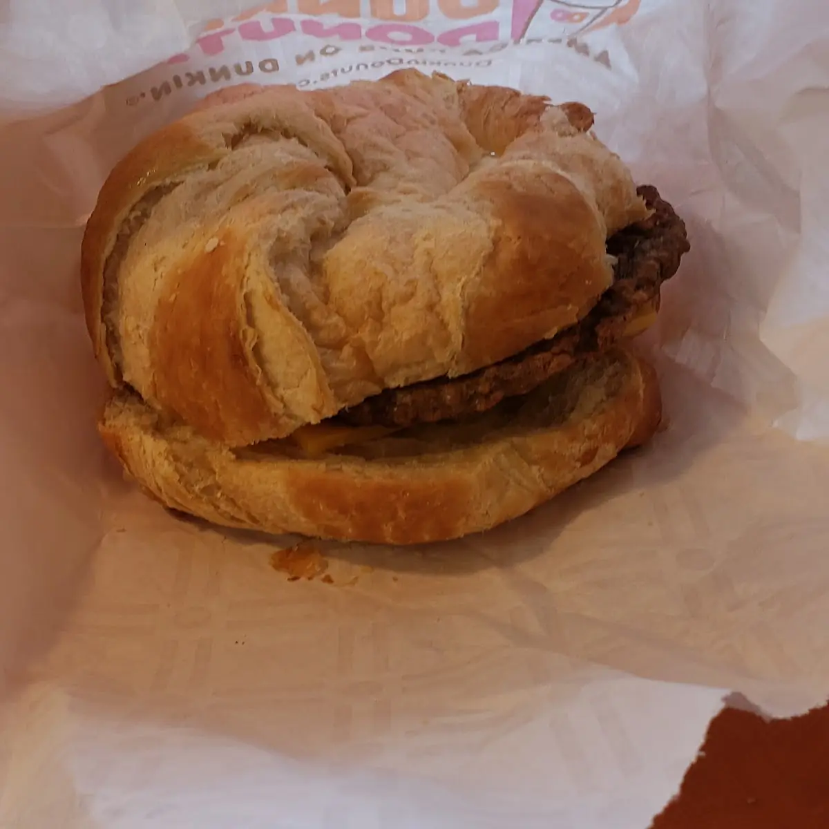 Sausage Egg and Cheese Croissant