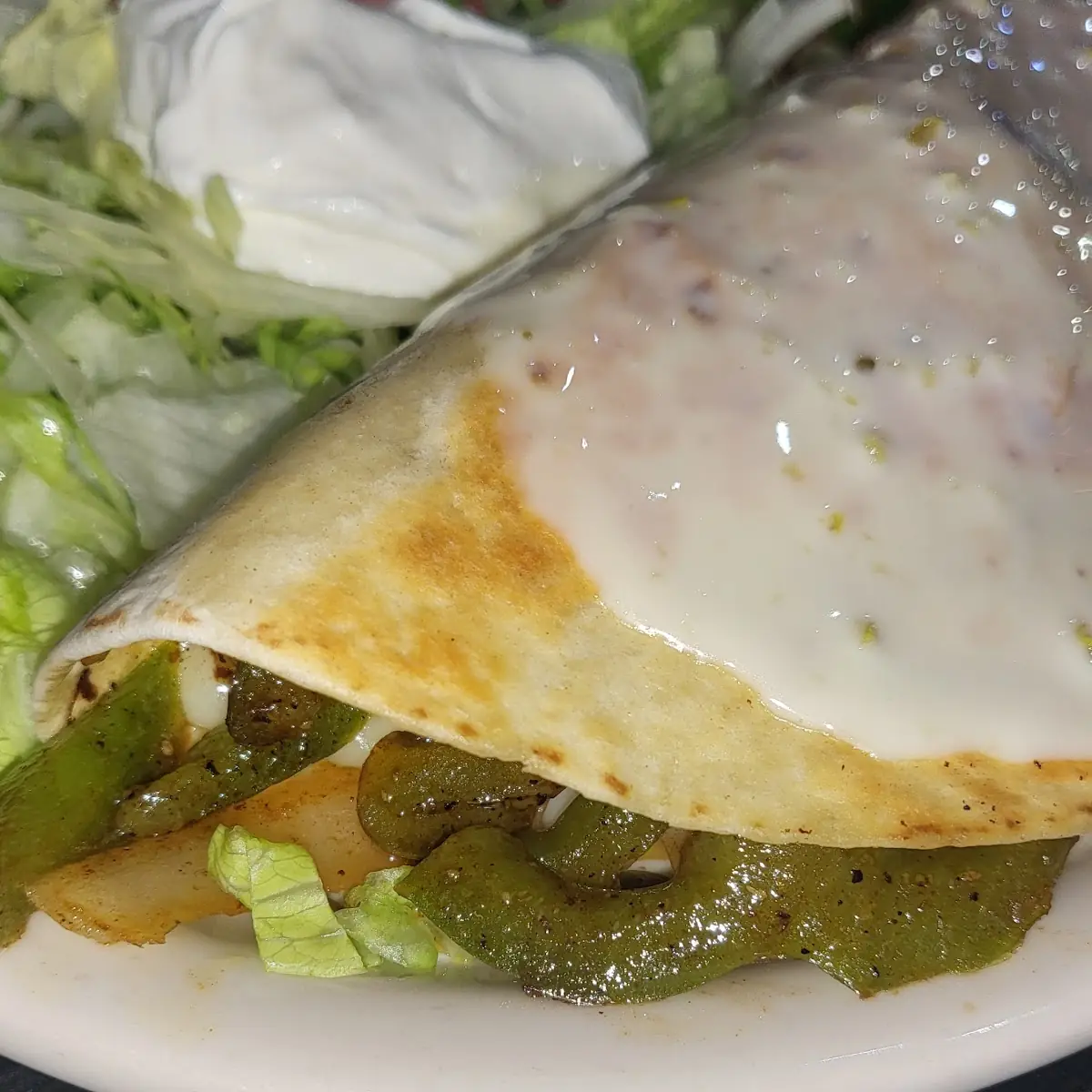 Shrimp Fajita Quesadilla