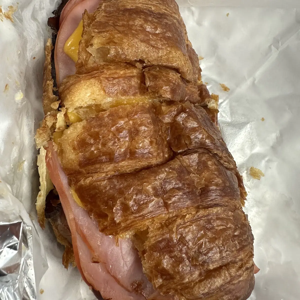 Croissant Melt with Colby Jack Cheese