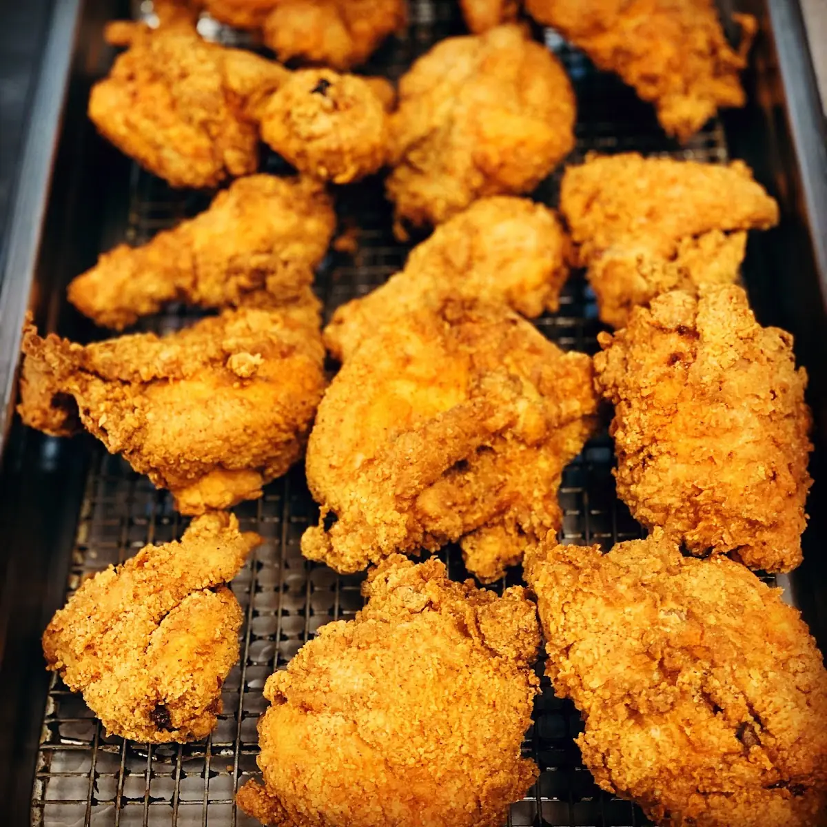 Southern Fried Chicken and Biscuit