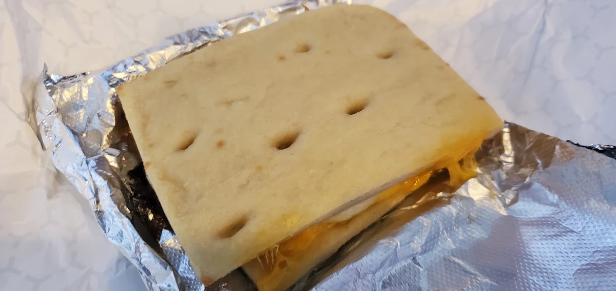 Bacon Egg Cheddar Flatbread
