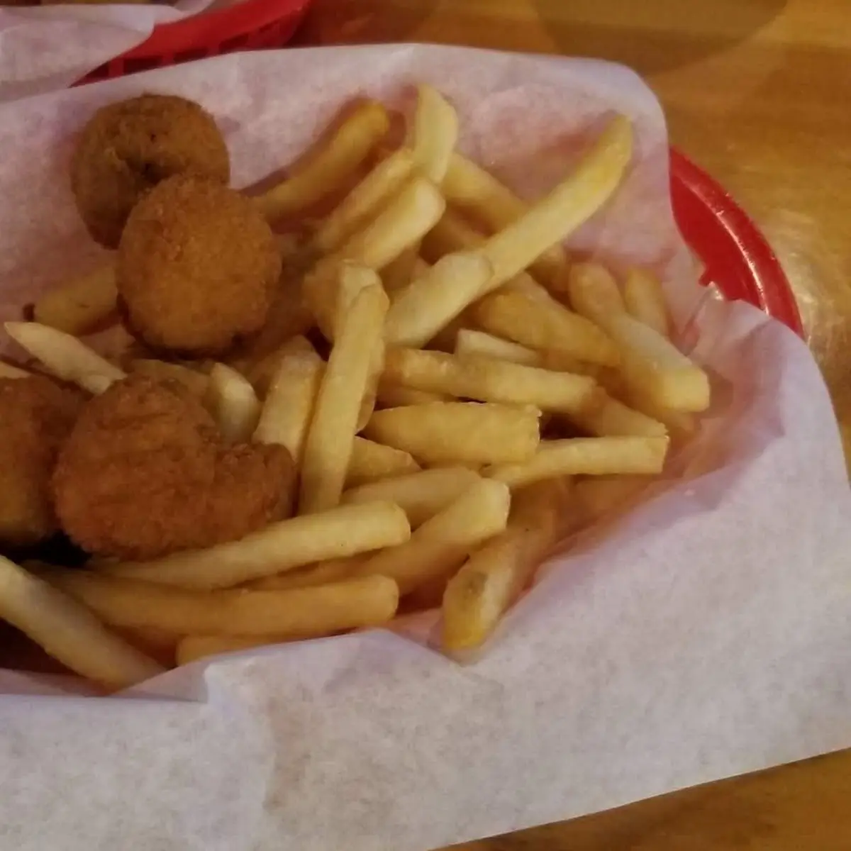 Fried Mushrooms & Fries