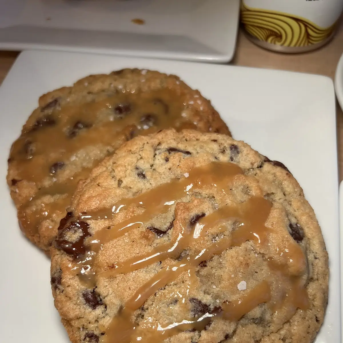 Salted Caramel Chocolate Chip Cookie