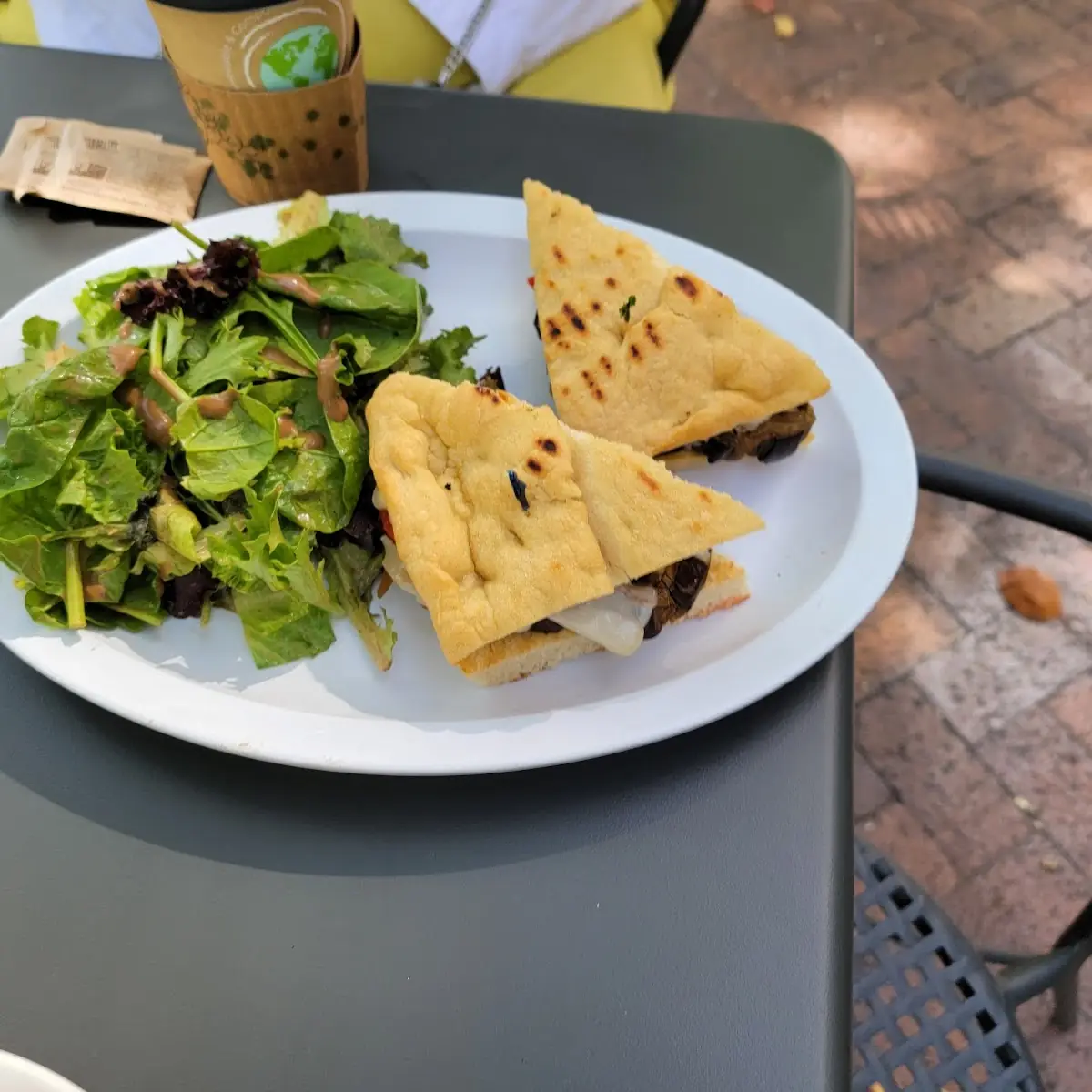 Roasted Eggplant Sandwich