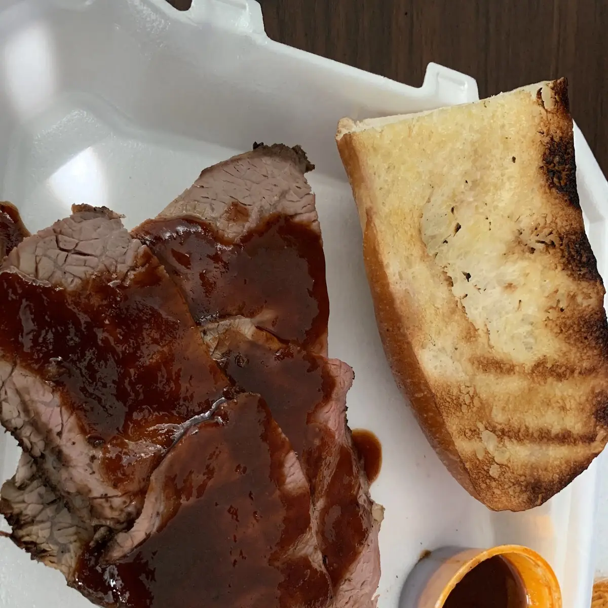 BBQ Sauce and Bread Roll