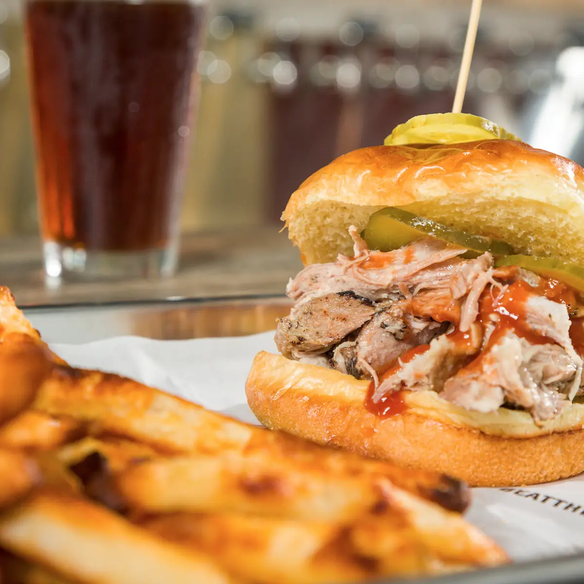 Hot Honey Pork Sandwich