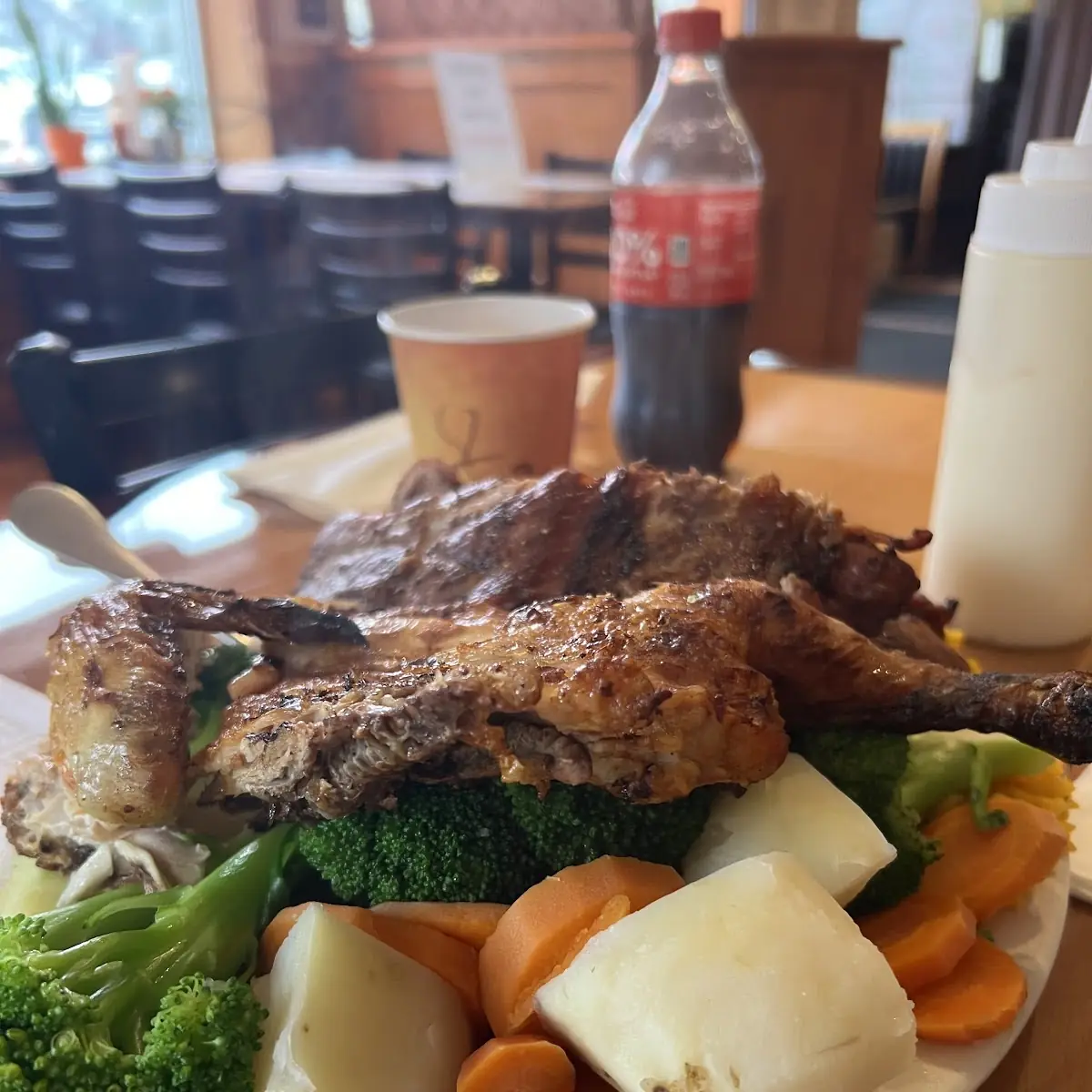 Ribs and Chicken with Mixed Vegetables