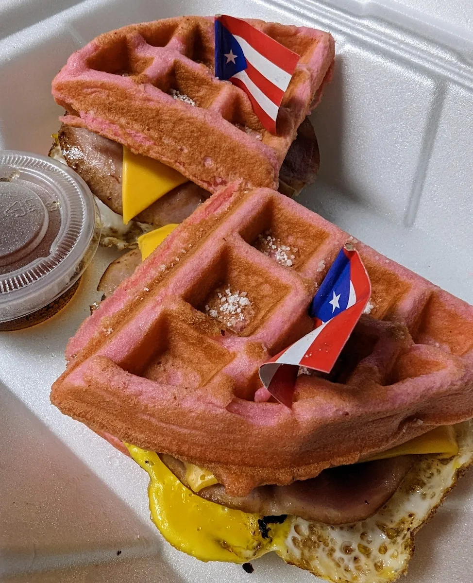 Belgium Waffle Sandwich
