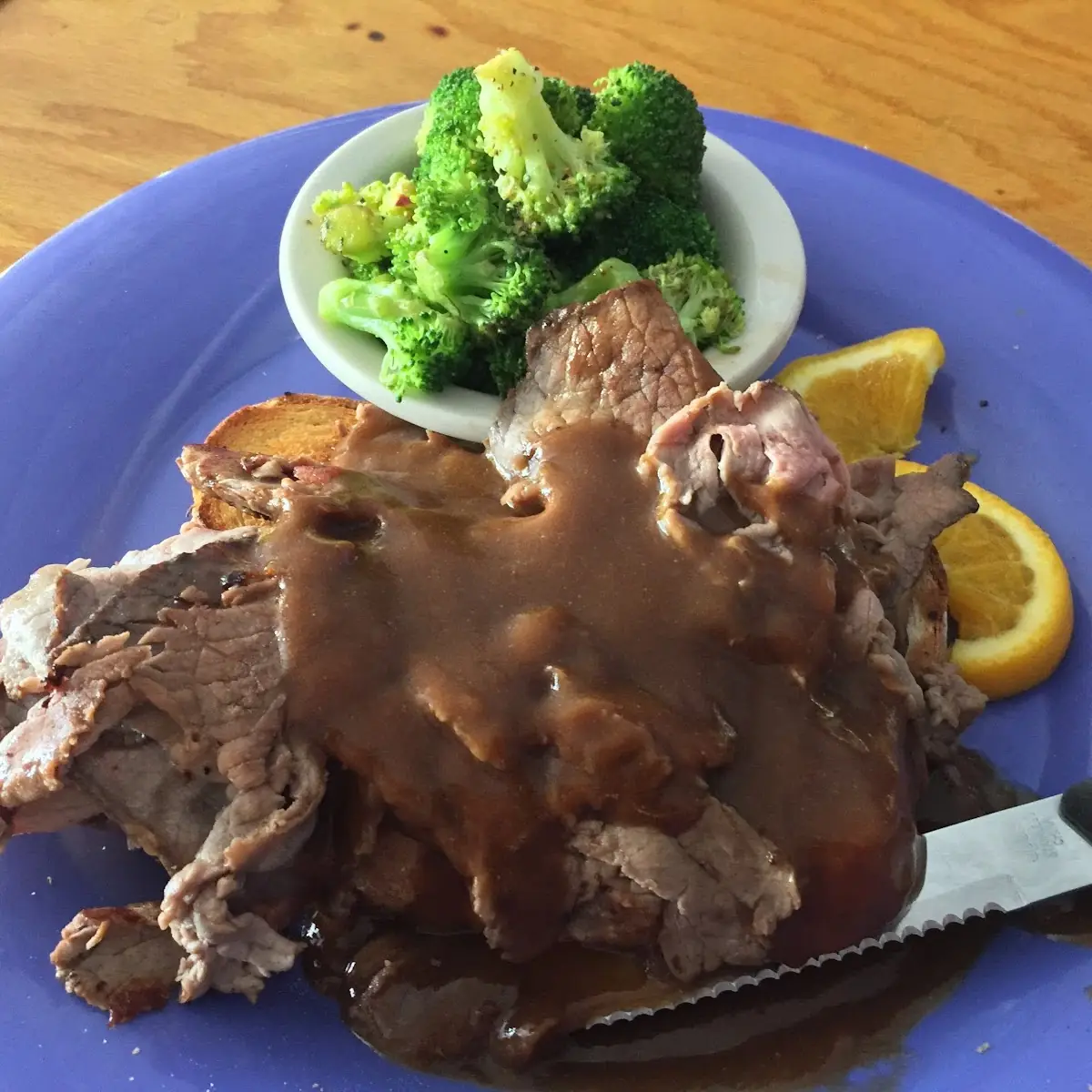 Open Face Roast Beef