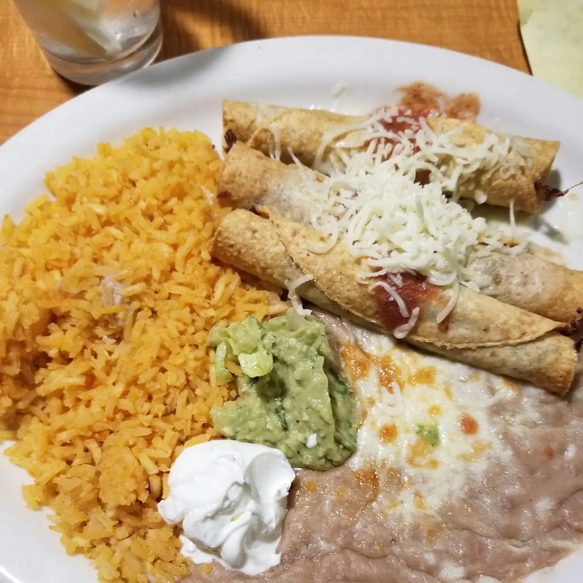 Enchiladas Suizas and Fajitas Trio