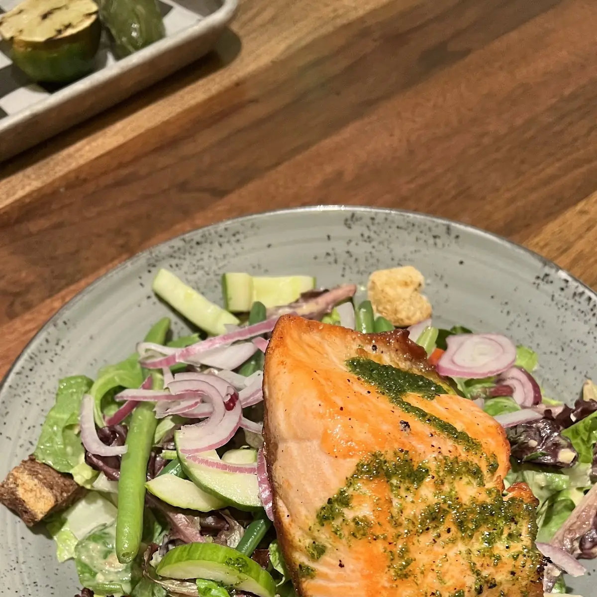 Salmon Caesar Salad