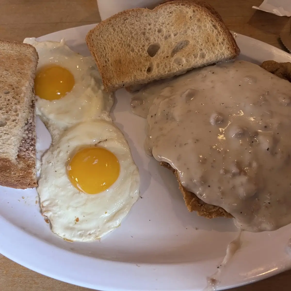 Combo Twelve 2 Eggs Country Fried Steak
