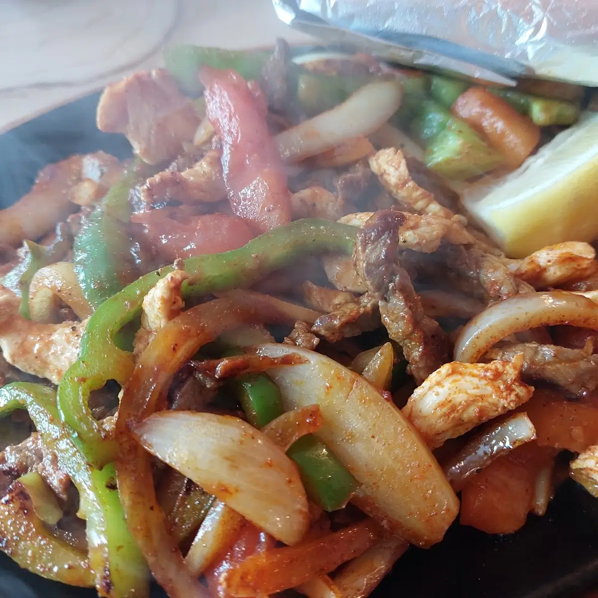 Chicken and Beef Fajitas