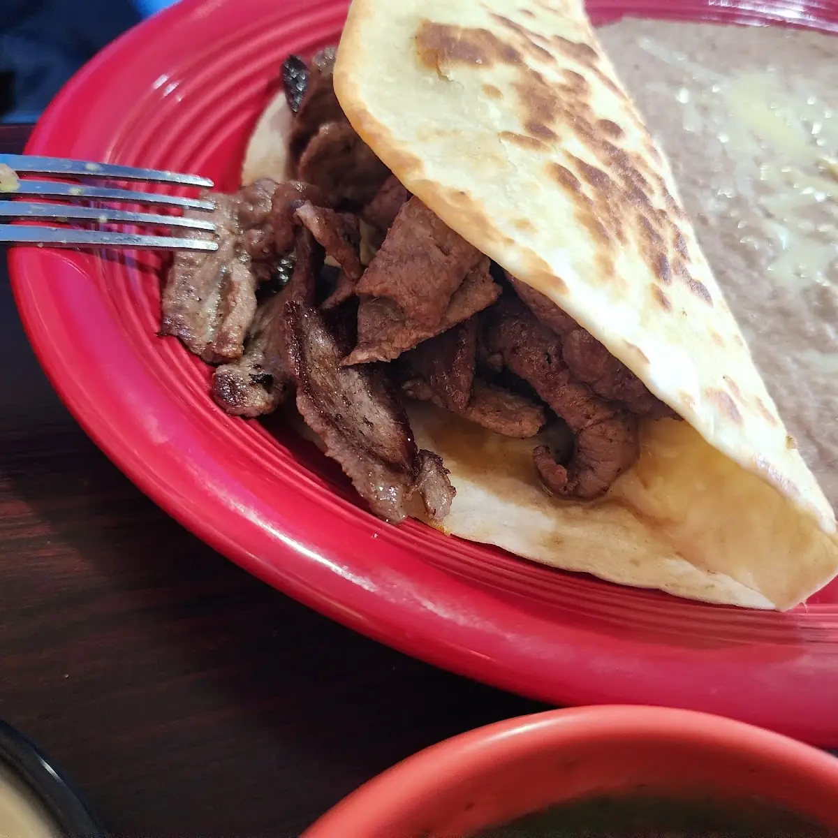 Steak Fajita & Beans