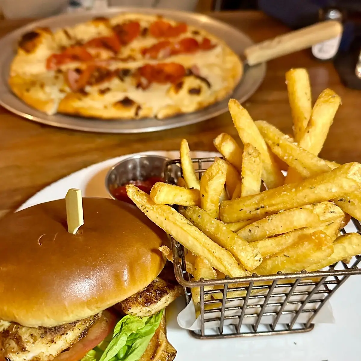 Mahi Mahi Sandwich with Fries
