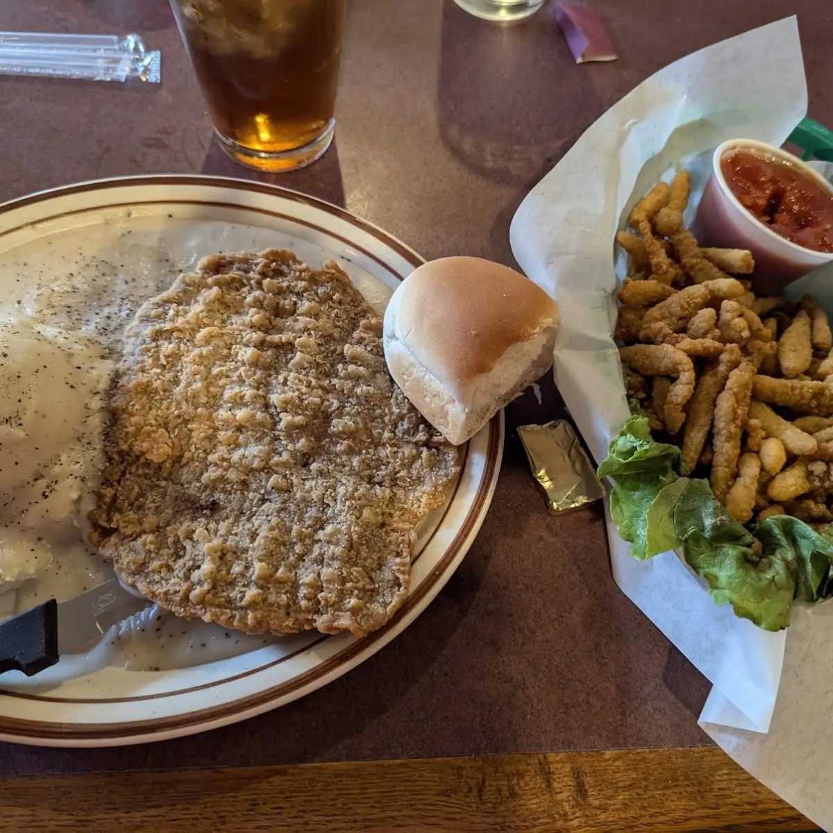 Chicken Fried Steak and Clams