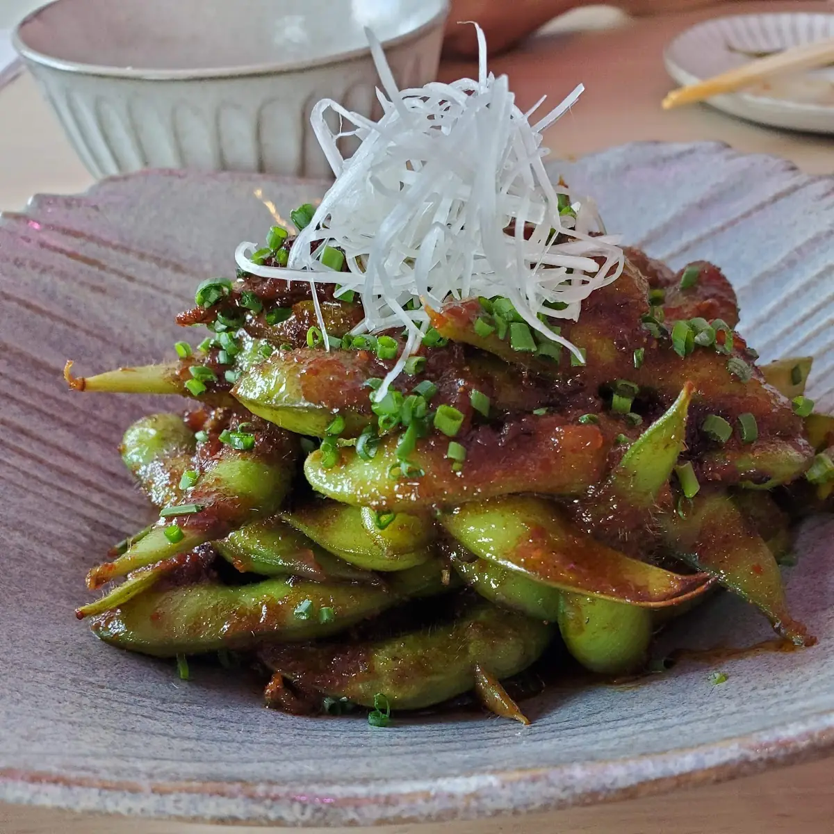 Garlic Edamame