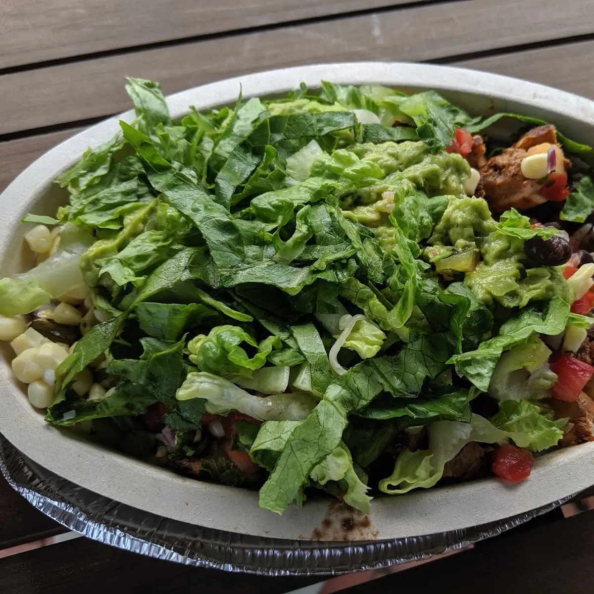 Chicken Burrito Bowl with Greens