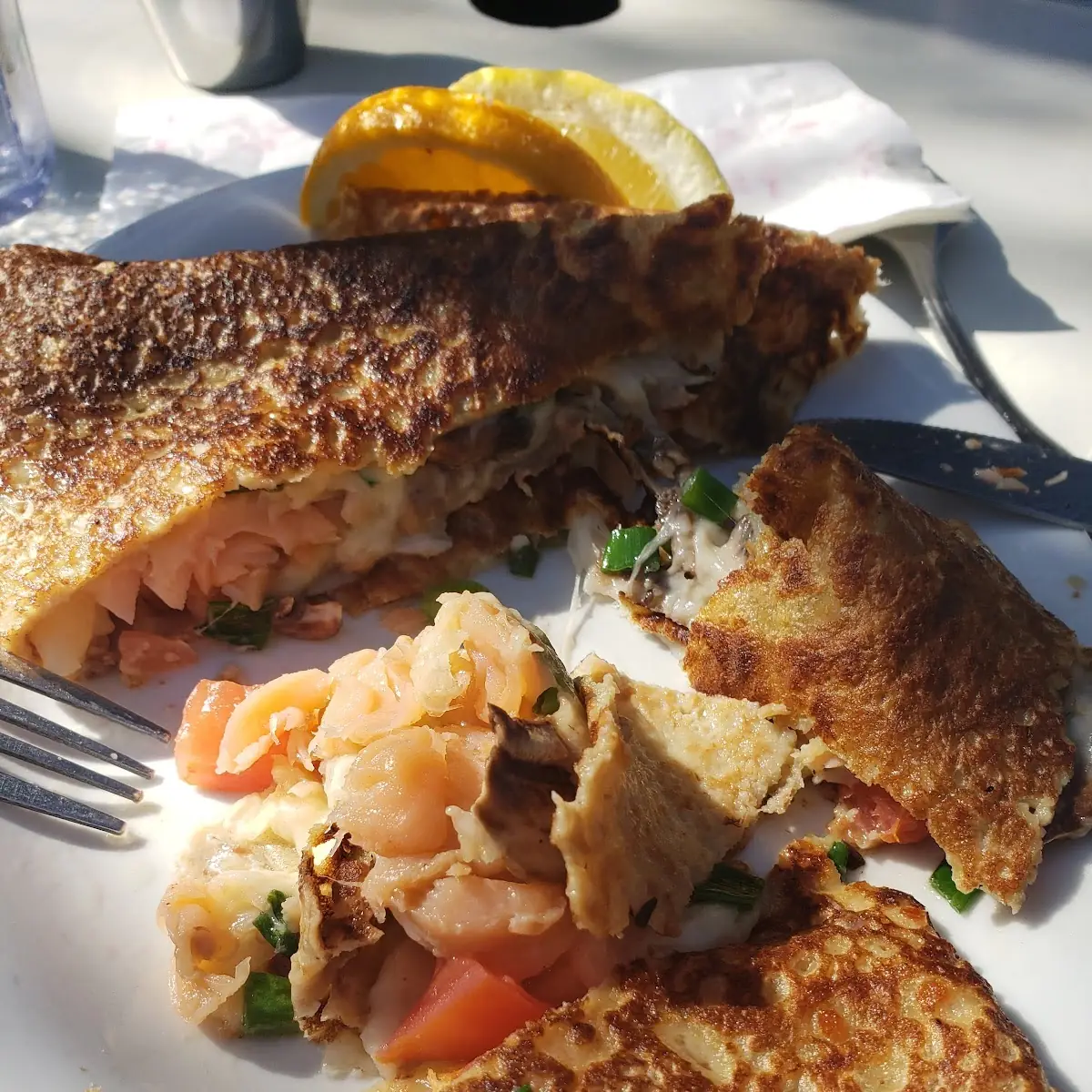 Smoked Salmon Crepe