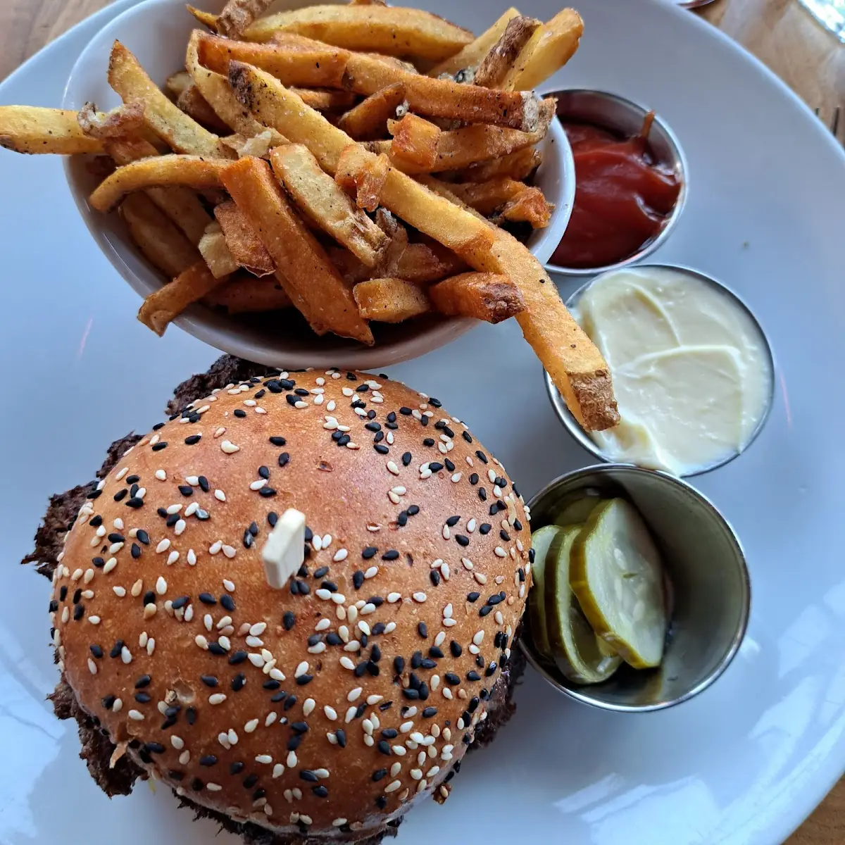 Double Burger with Duck Fat Fries