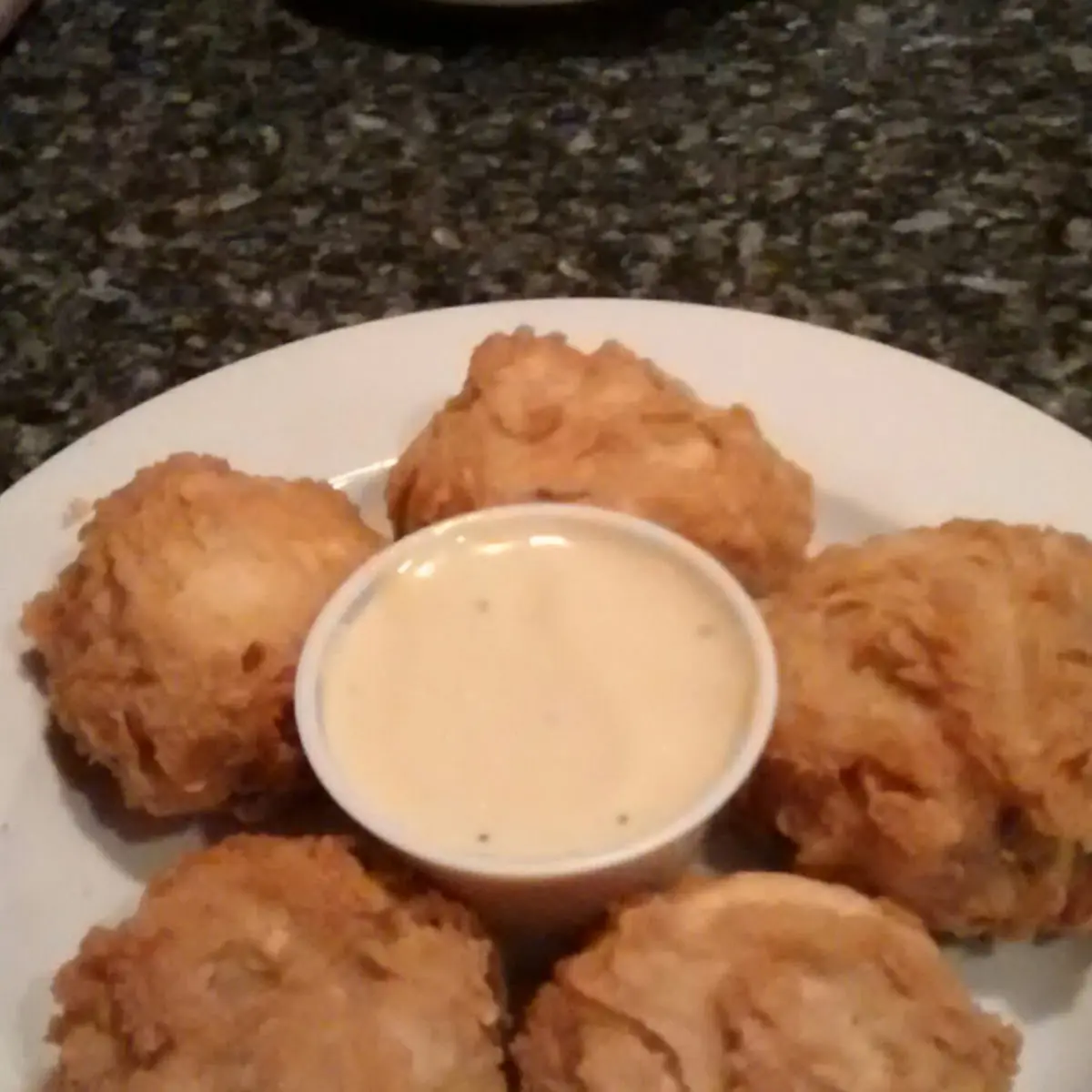 Fried Stuffed Mushrooms