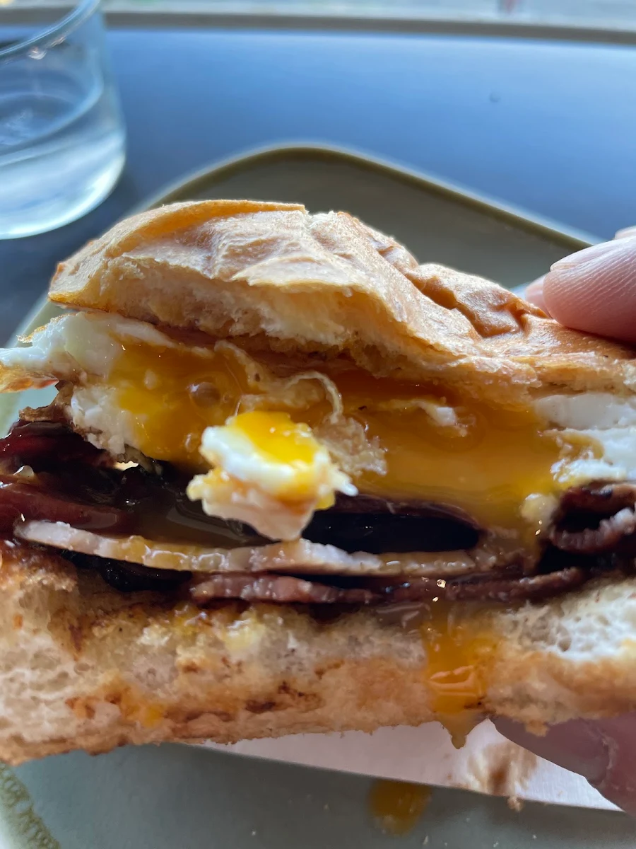 Bacon & Egg Roll, Riverview Cafe on Camden