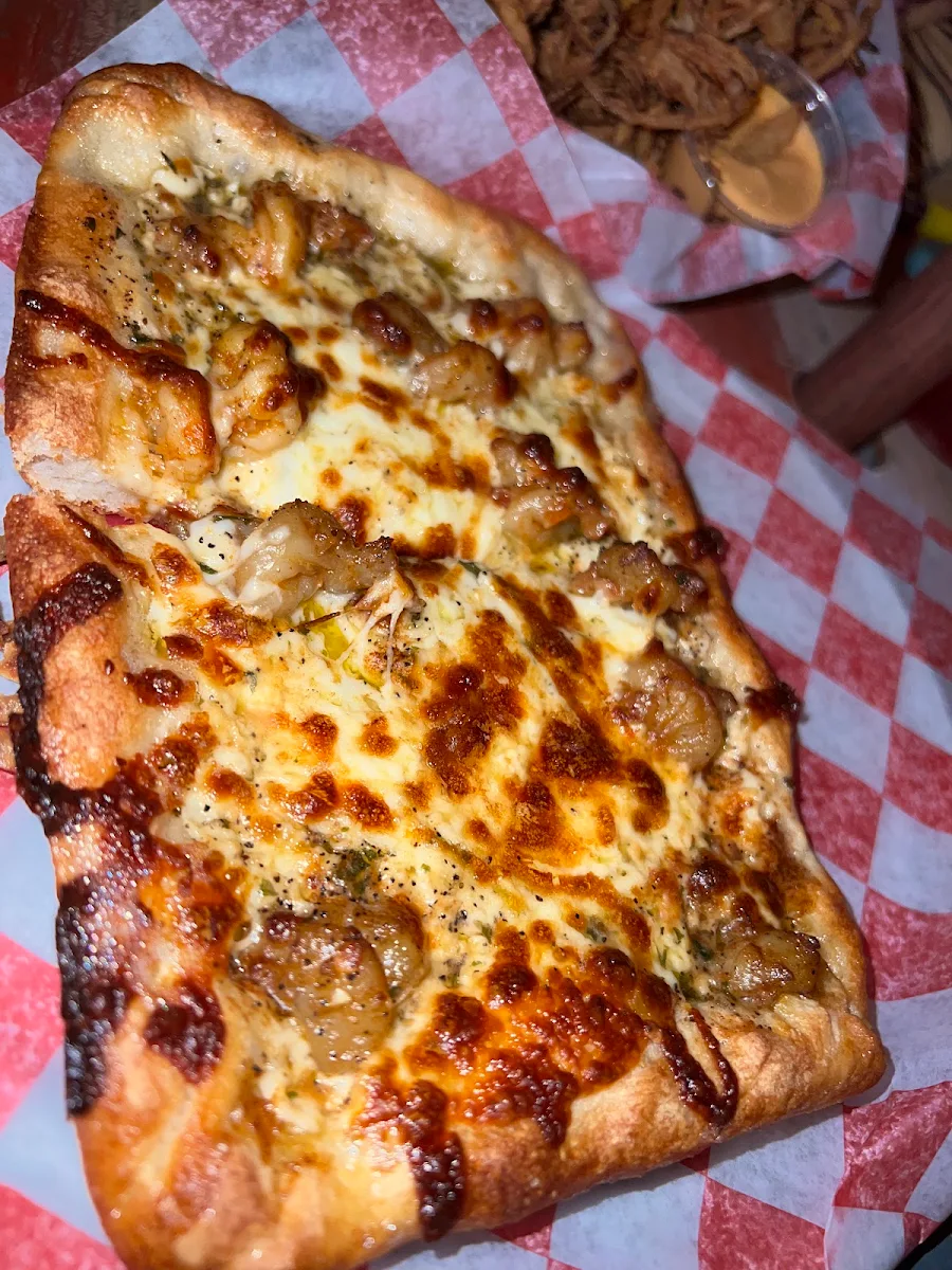 Shrimp Scampi Pizza