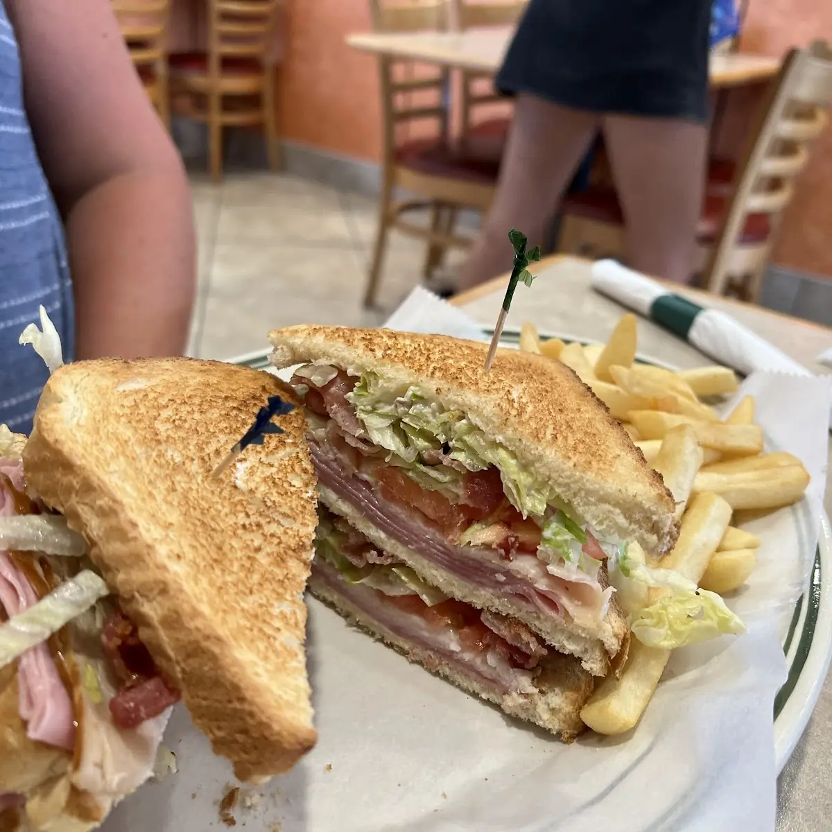 Turkey & Bacon Club Sandwich