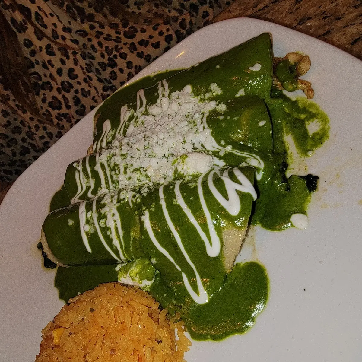 Enchiladas Verde