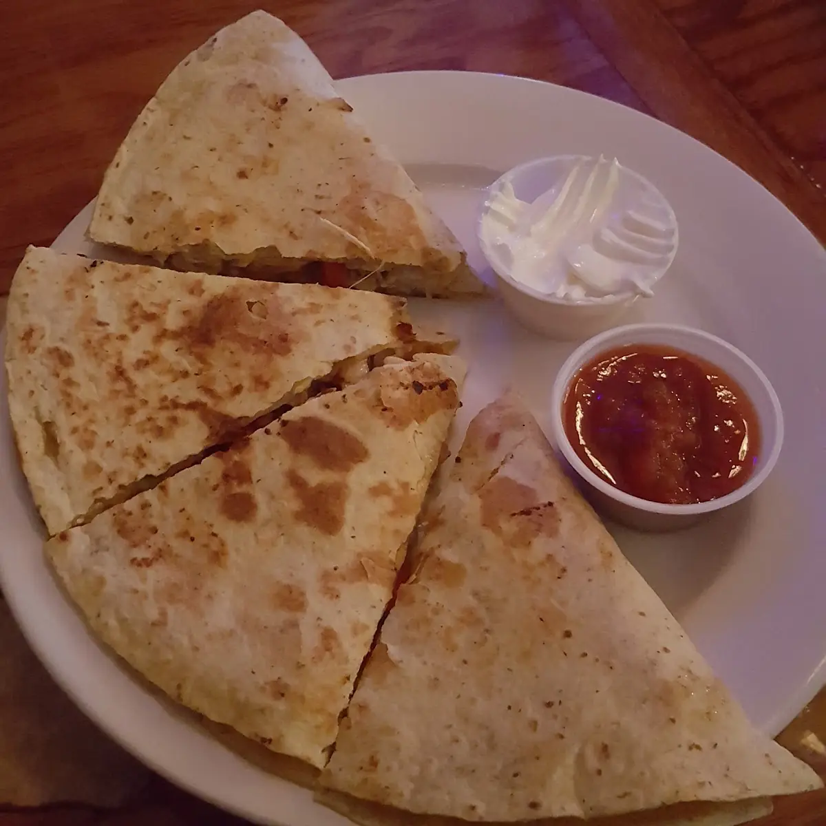 Great Quesadilla with Grilled Chicken
