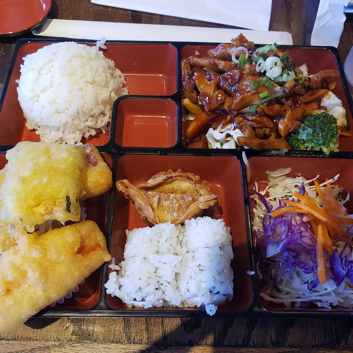 Spicy Pork Bento Box