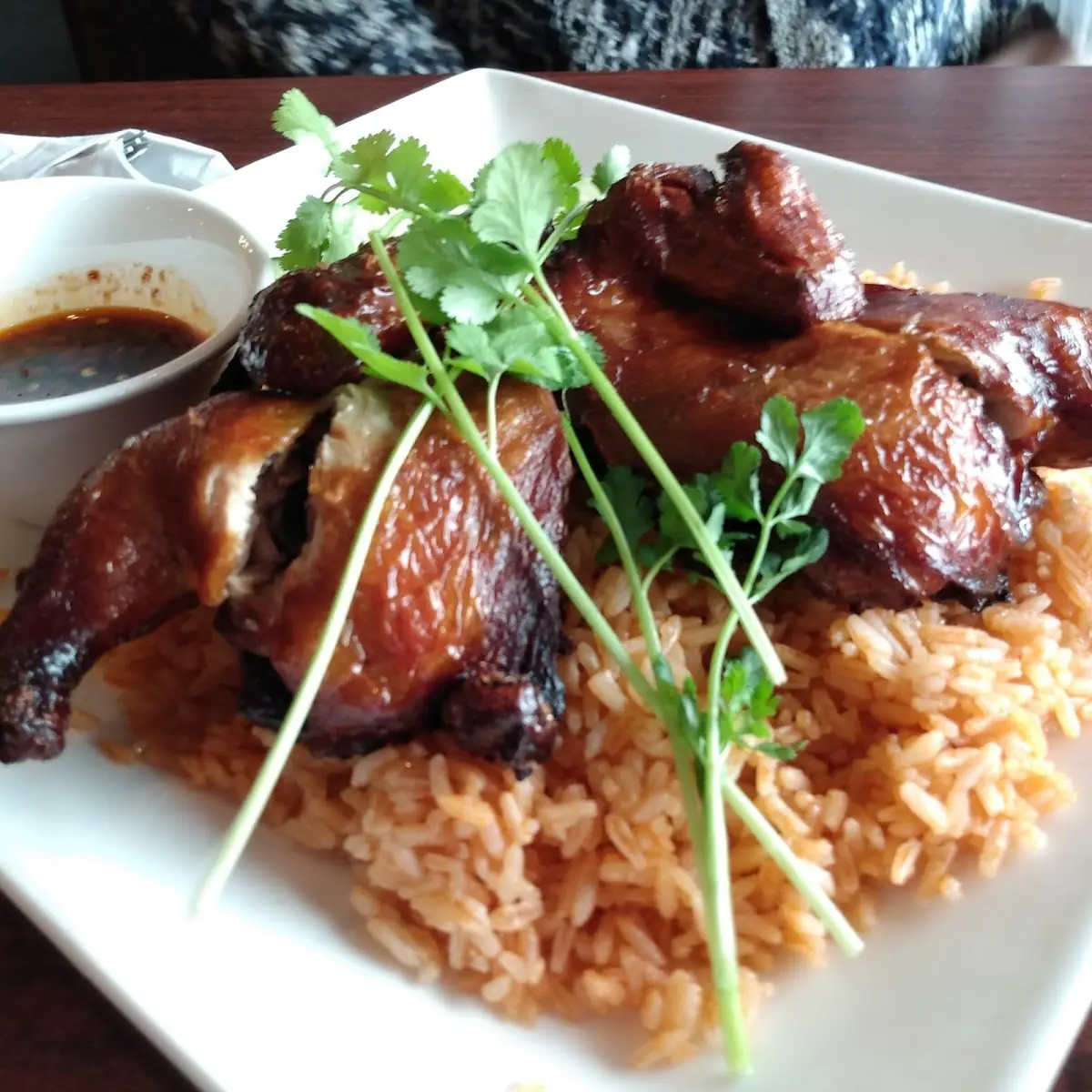 Roasted Chicken and Orange Rice