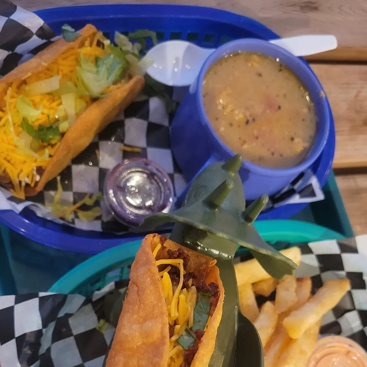 Fried Tacos Kids Meal Beef Taco