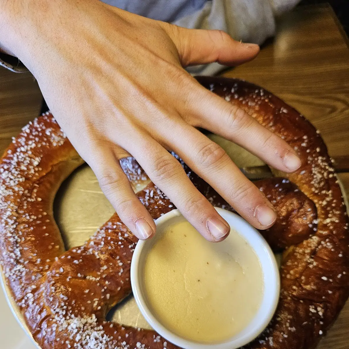 Giant Pretzel with Beer Cheese