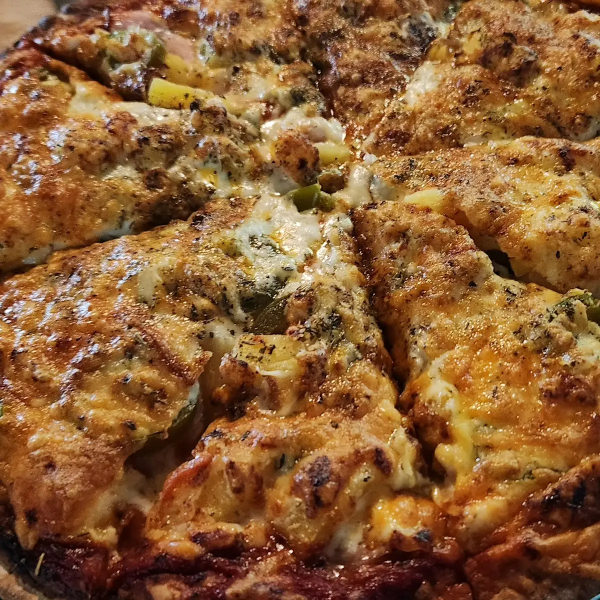Hawaiian Pizza with Jalapeños