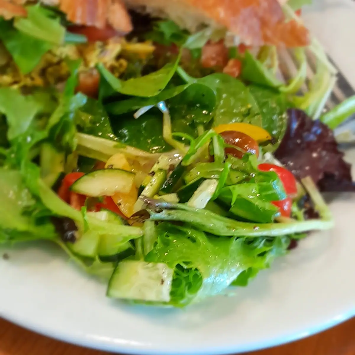 Quiche with Salad