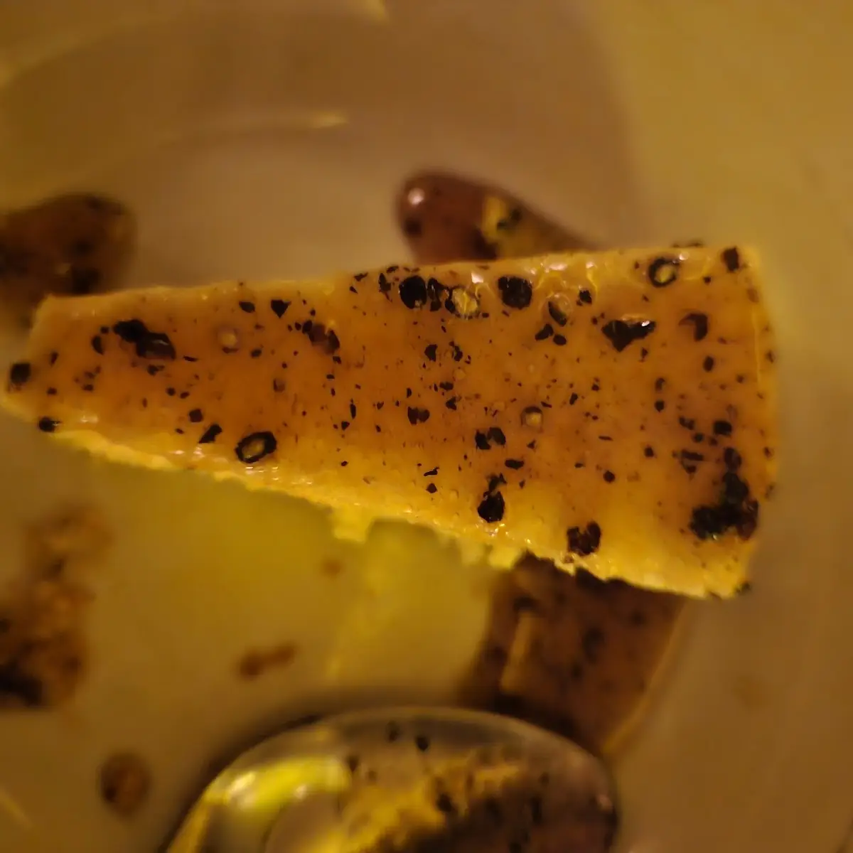 Parmesan Cheesecake and Some Black Pepper Honey