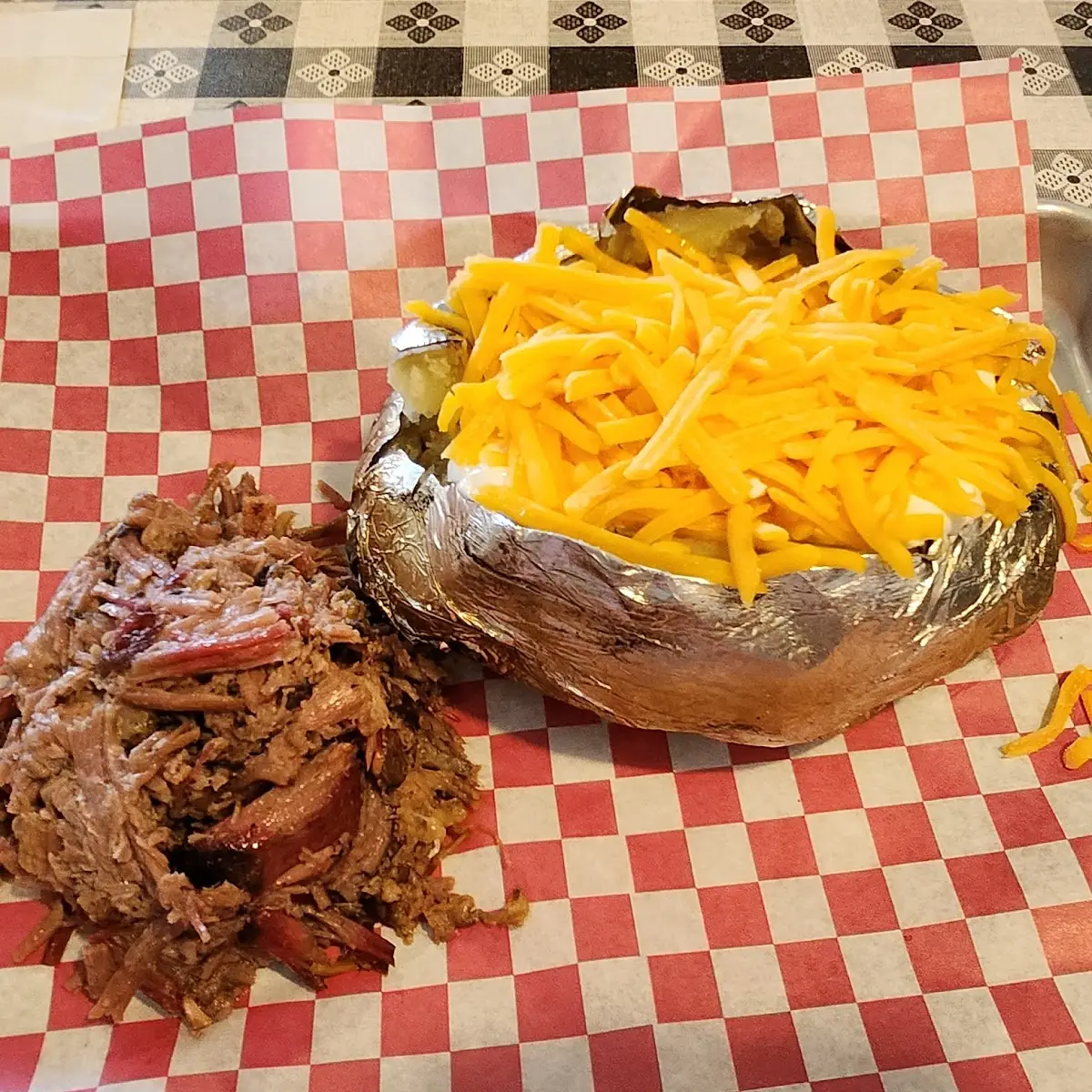 Loaded Baked Potato with Brisket