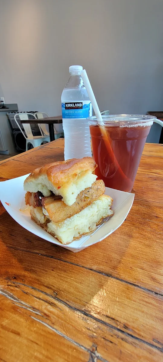 Seared Pork Belly Biscuit