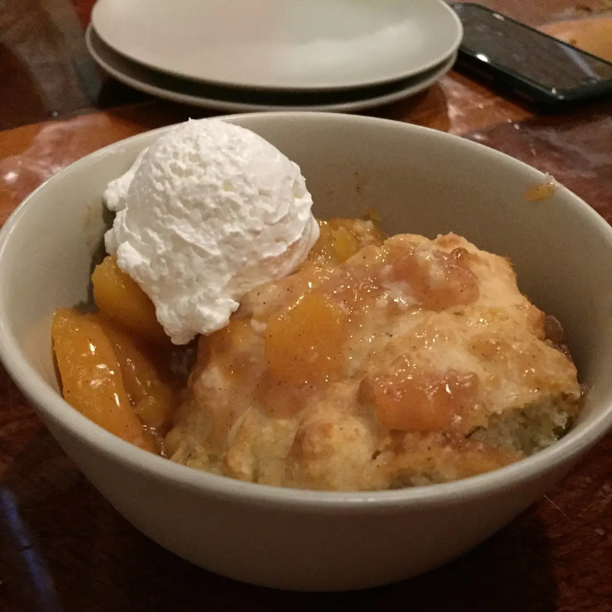 Homemade Peach Cobbler
