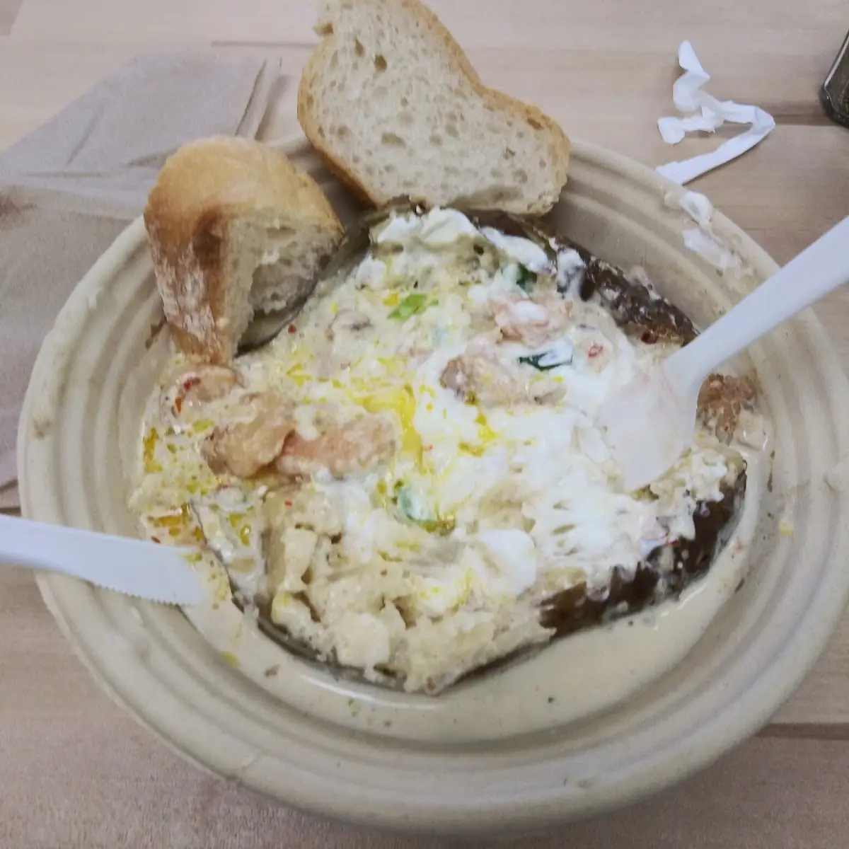 Seafood Baked Potato