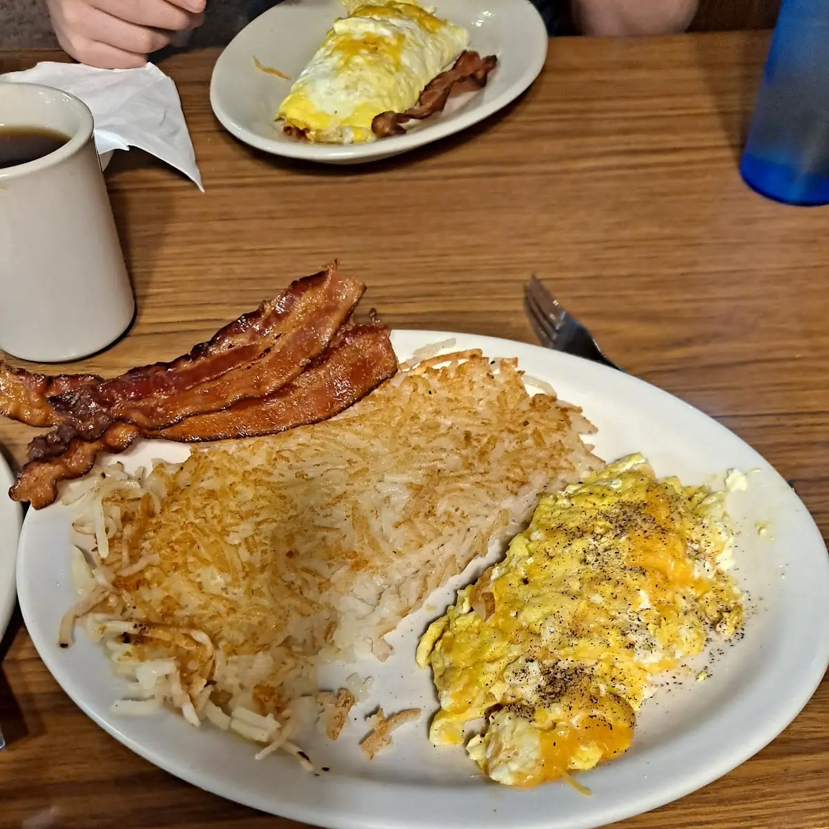 Biscuits and Gravy Ham and Eggs