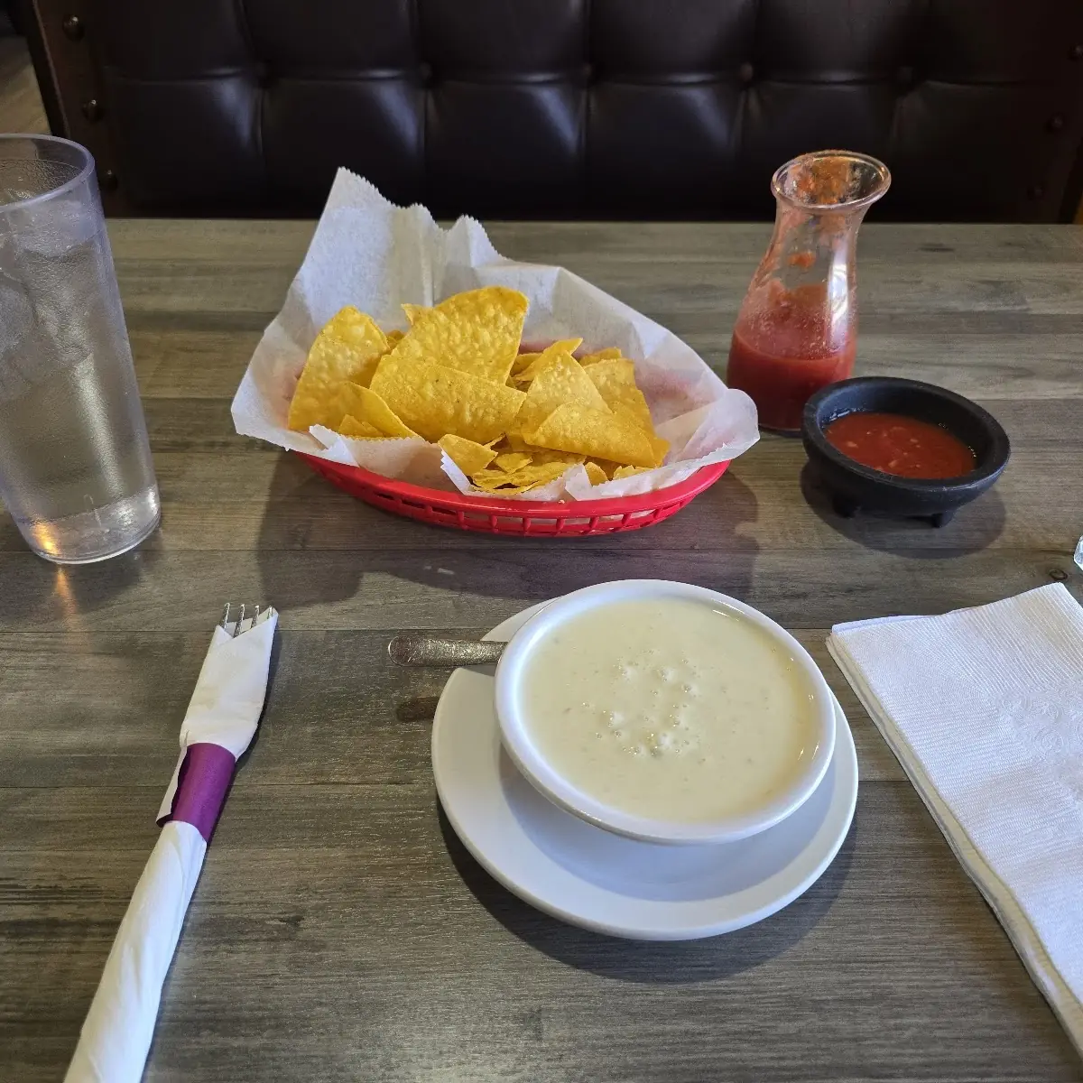 Cheese Dip and Tortillas Chips