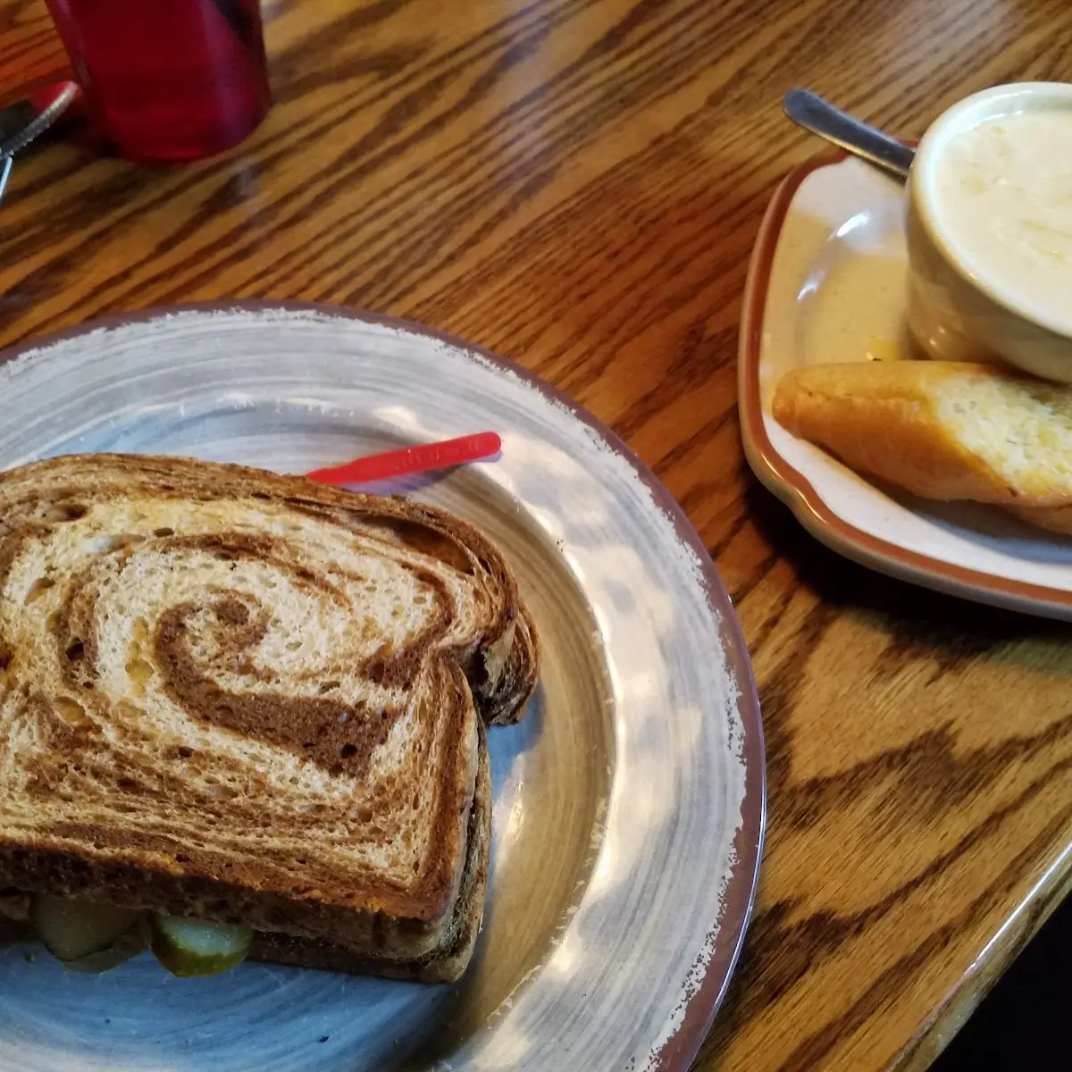 Patty Melt and Beer Soup