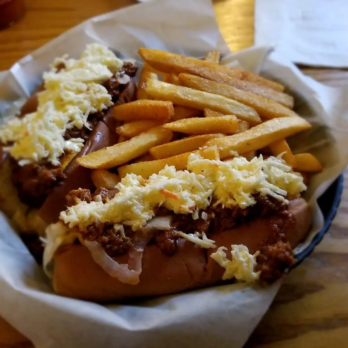 Hot Dog with Fries