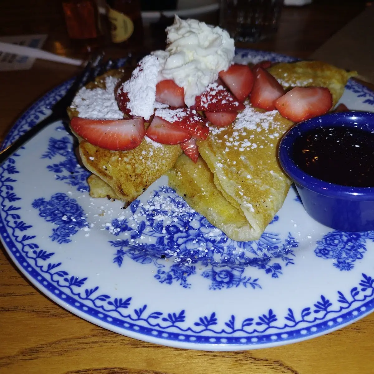 Strawberry Cheesecake Pancakes