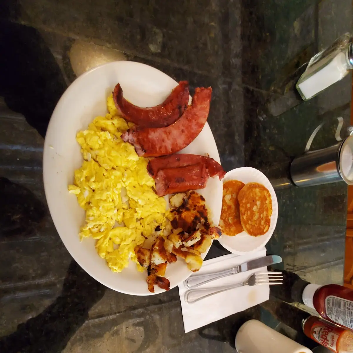 Eggs and Kielbasa