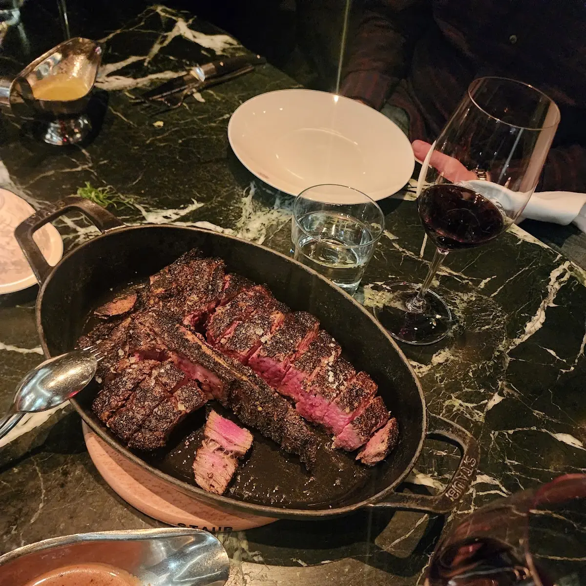 Ribeye Steak with Garlic