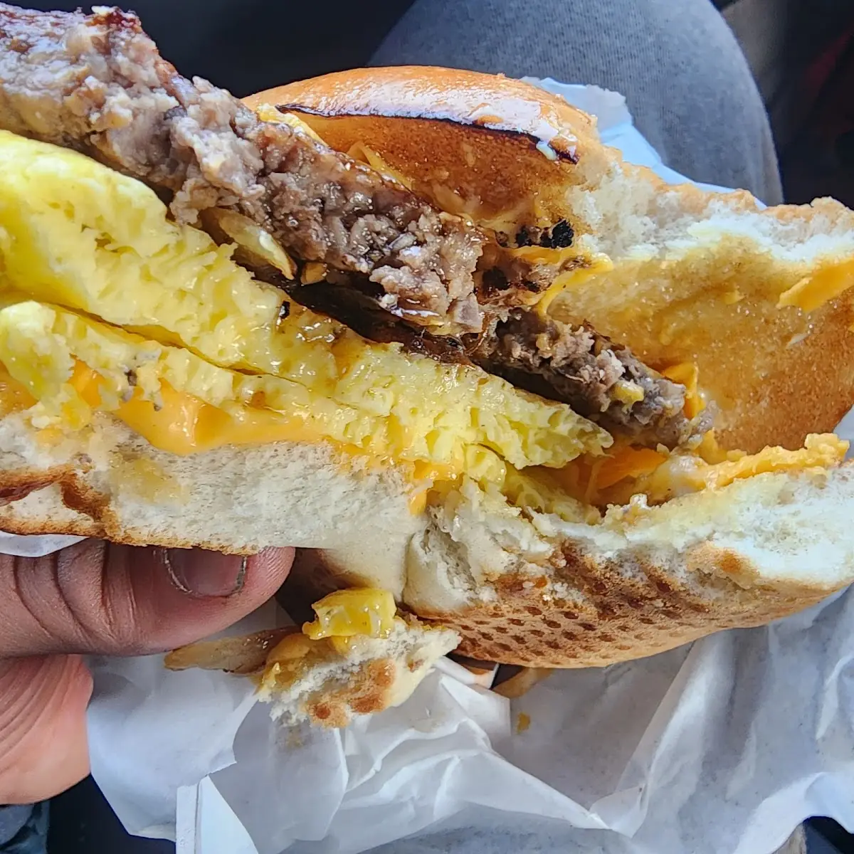 Steak Egg and Cheese Bagel Sandwich
